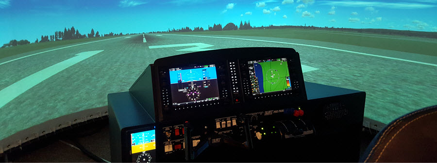 Actual G1000 controls, knobs and buttons